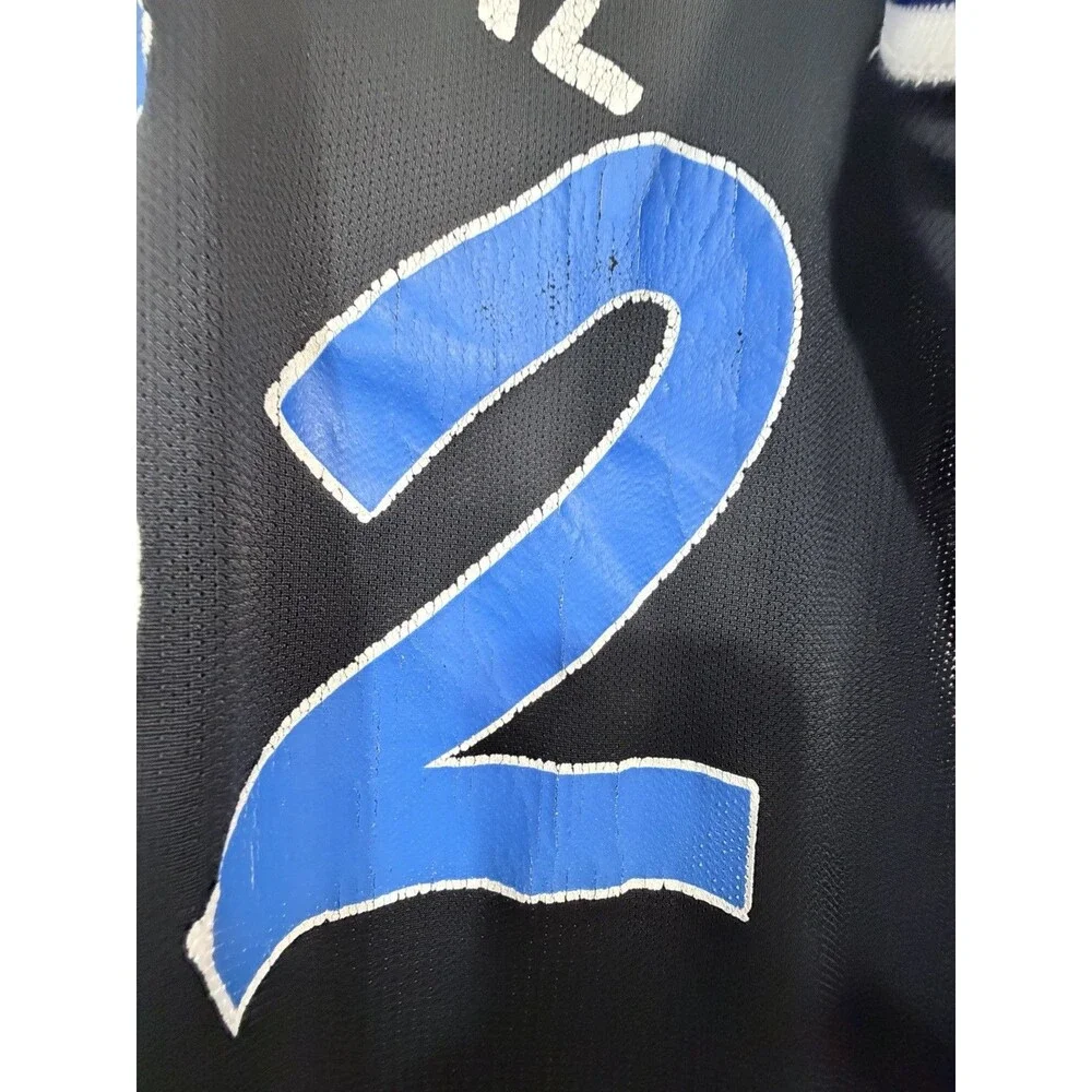 Vintage 90s Champion Shaquille O'Neal Orlando Magic Jersey Black Size 48 XL USA